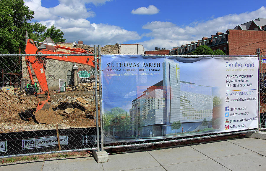 Building The New St. Thomas Parish Nearly Fifty Years After The Fire Photograph by Cora Wandel