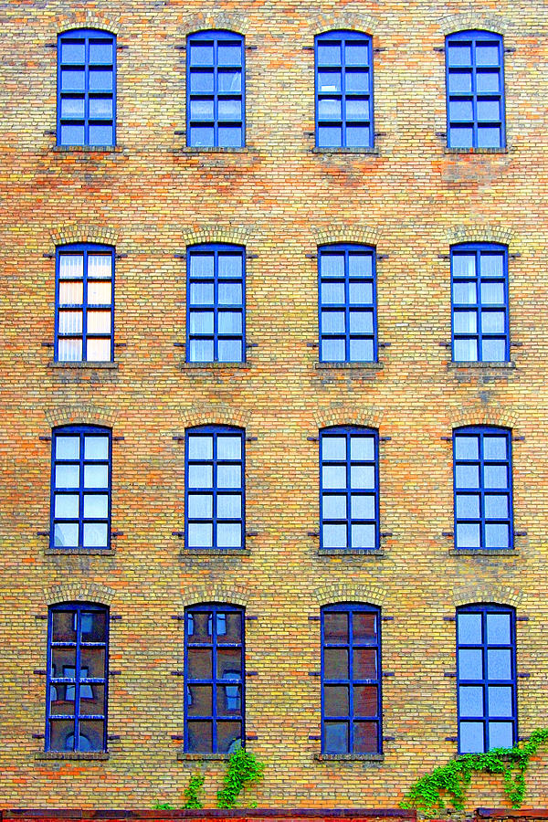 Building Windows Photograph by David Ralph Johnson