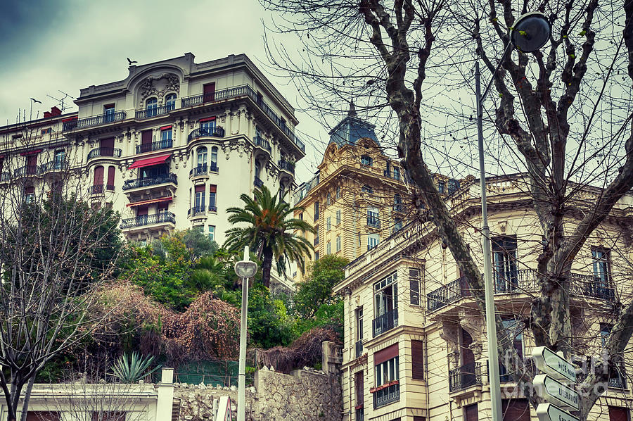 buildings background from Nice,  France Photograph by Ariadna De Raadt