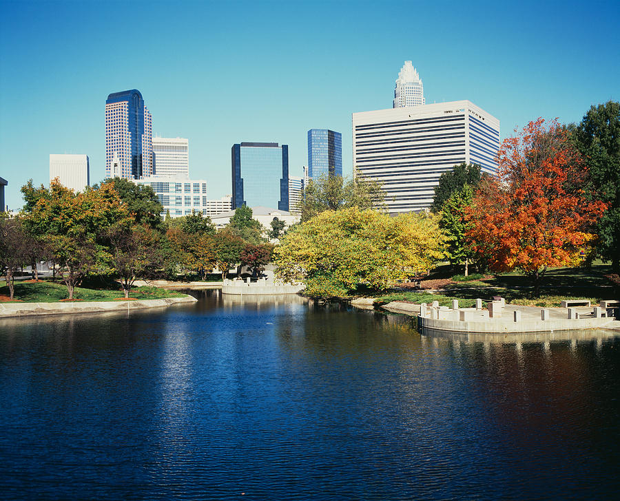 Buildings In A City, Charlotte, North Photograph By Panoramic Images 