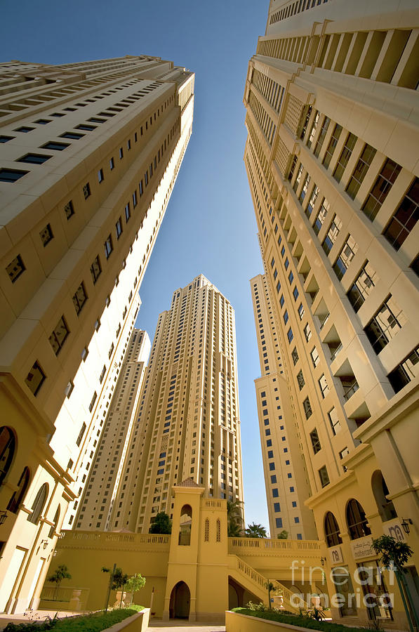 Architecture Photograph - Buildings in Dubai by Charuhas Images