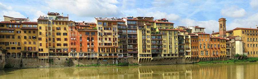 Buildings in Florence Photograph by Dave Mills