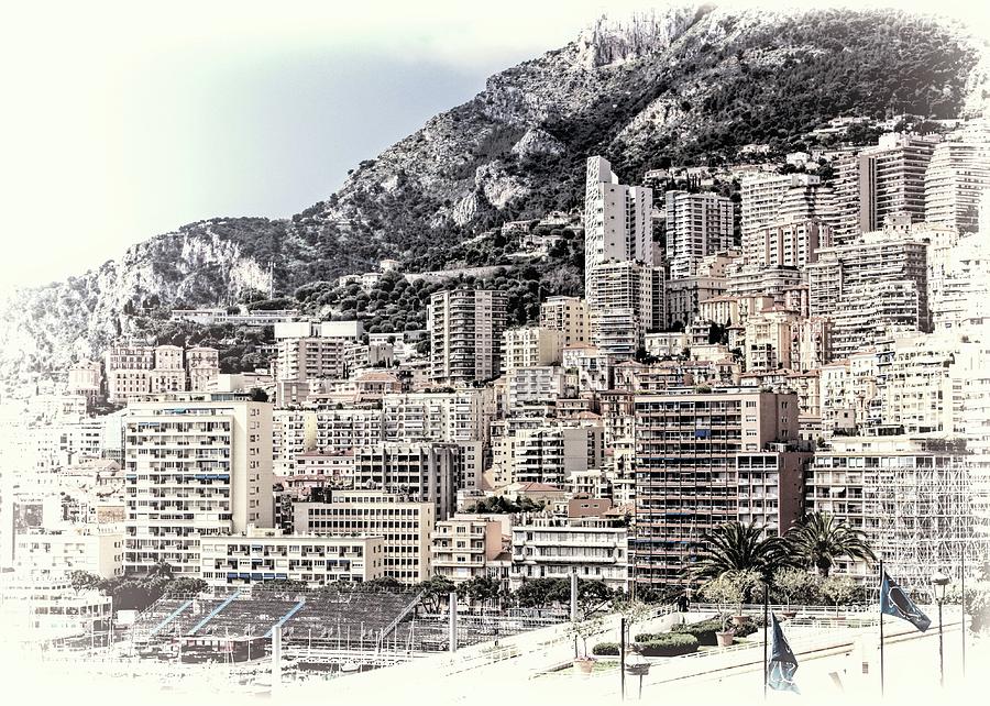 Buildings of Monte Carlo Photograph by Jenny Hudson