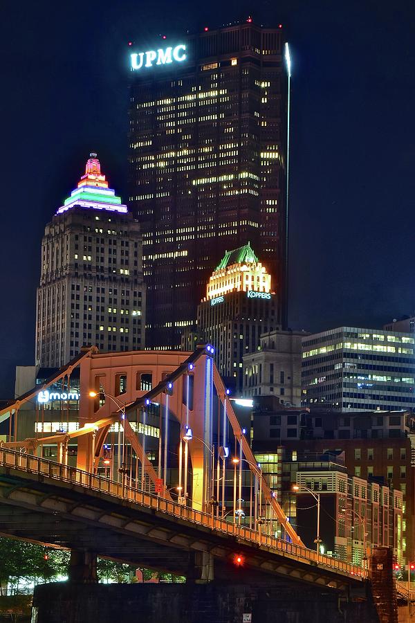 Pittsburgh Photograph - Buildings Towering over Pittsburgh by Frozen in Time Fine Art Photography