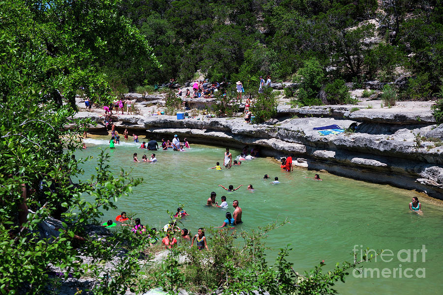 Austin Photograph - Bull Creek District Park is swimming hole not far from Austins center that is pet friendly by Dan Herron