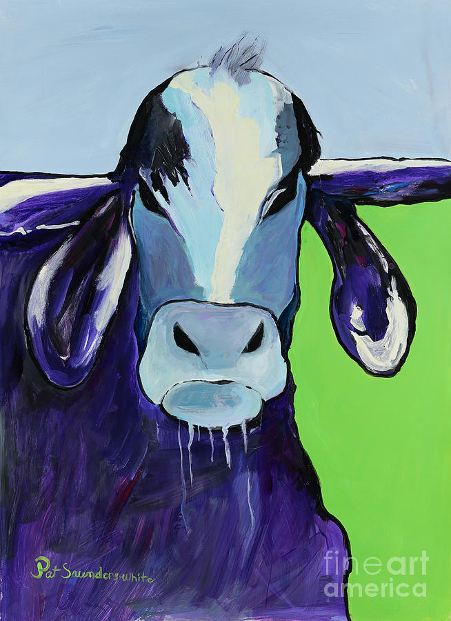 Bull Drool Painting by Pat Saunders-White