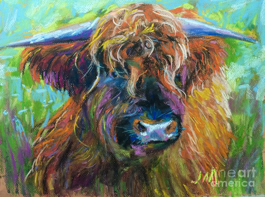 Bull Painting by Jieming Wang