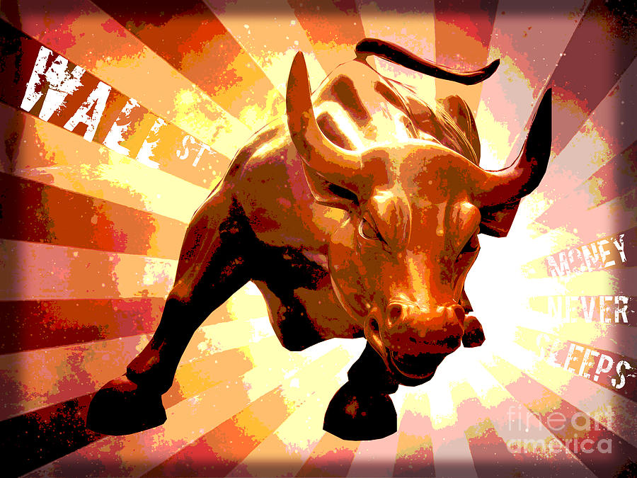 Bull Market Digital Art