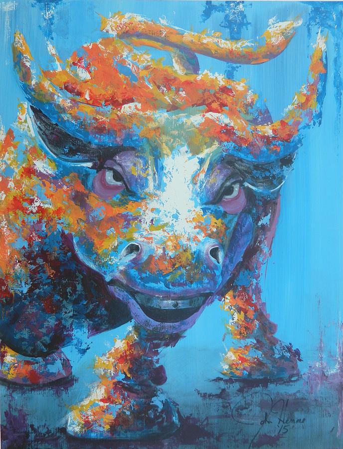 Abstract Painting - Bull Market C1 by John Henne