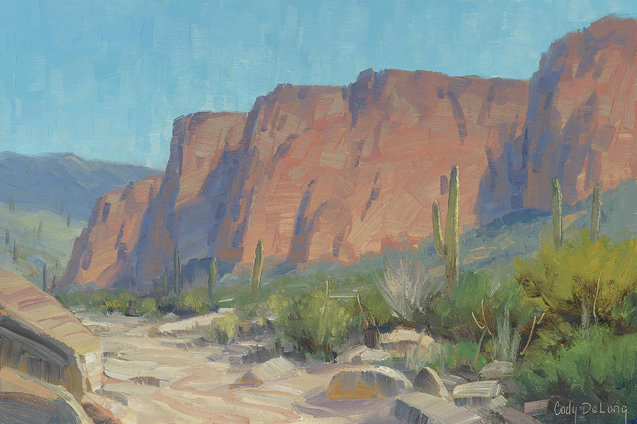 Arizona Artists Painting - Bulldog Cliffs by Cody DeLong Arizona Artists Painting - Bulldog Cliffs by Cody DeLong