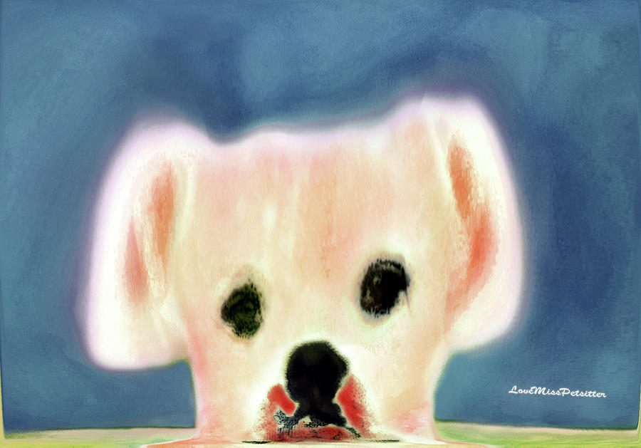 Art Gallery Online Digital Art - Bulldog Rana Art 54 by Miss Pet Sitter