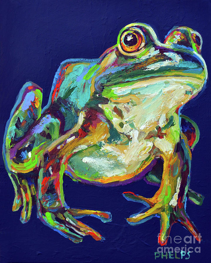 Bullfrog Painting by Robert Phelps - Fine Art America