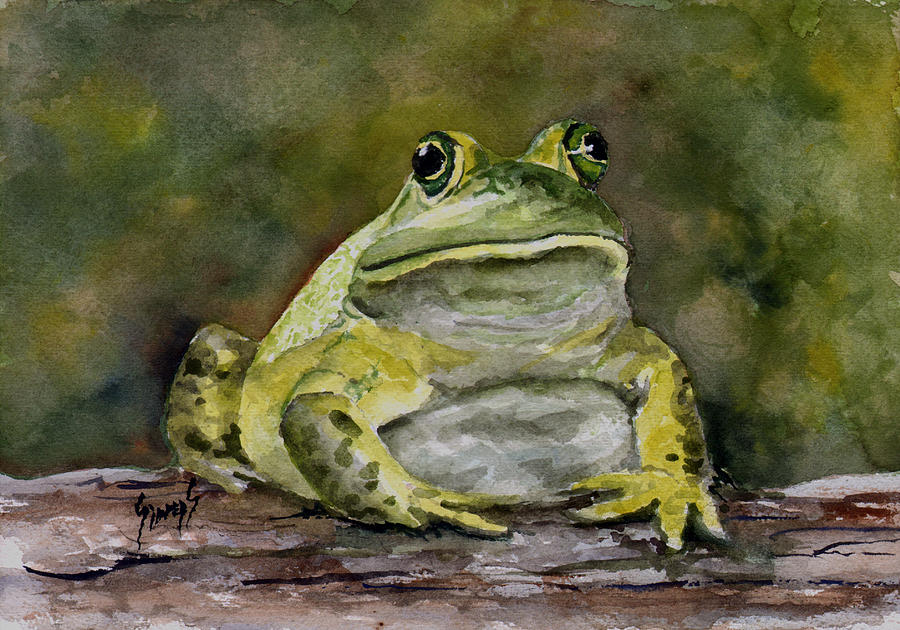 Frog Painting - Bully by Sam Sidders