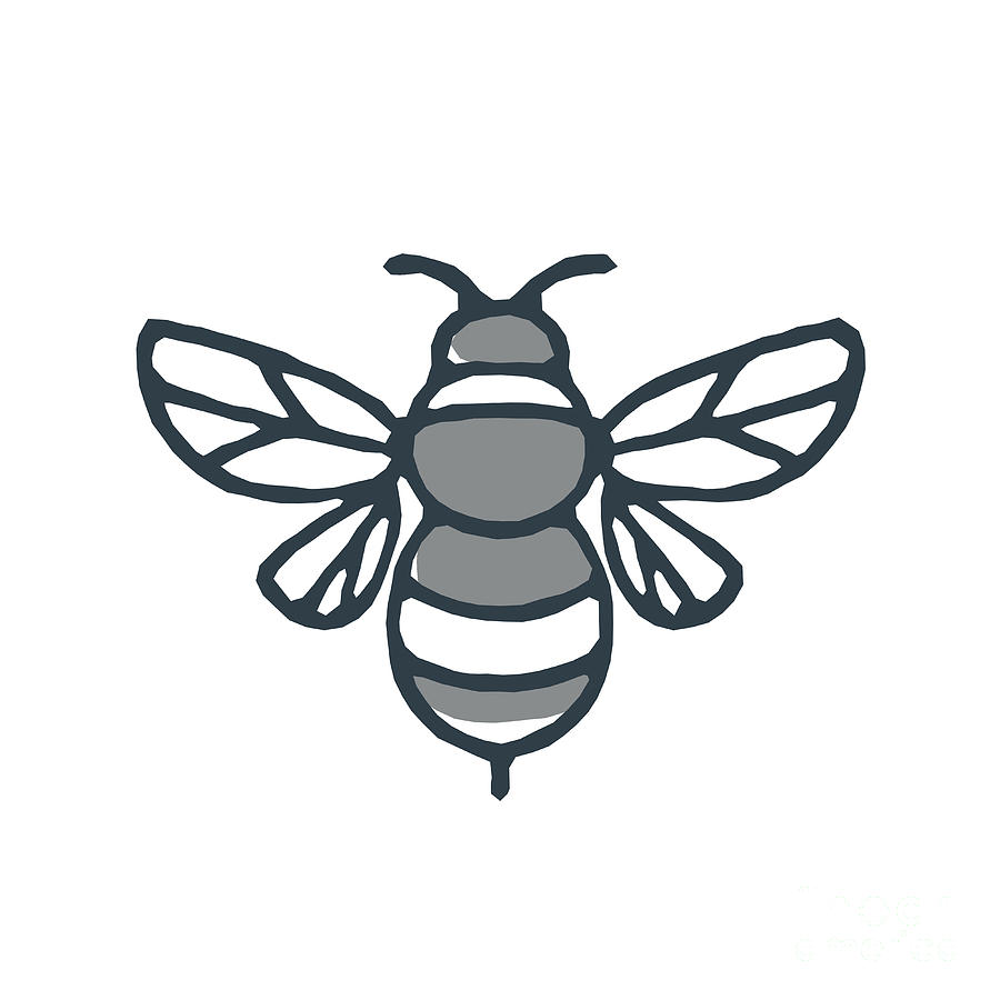 Bumblebee Bee Icon Digital Art by Aloysius Patrimonio