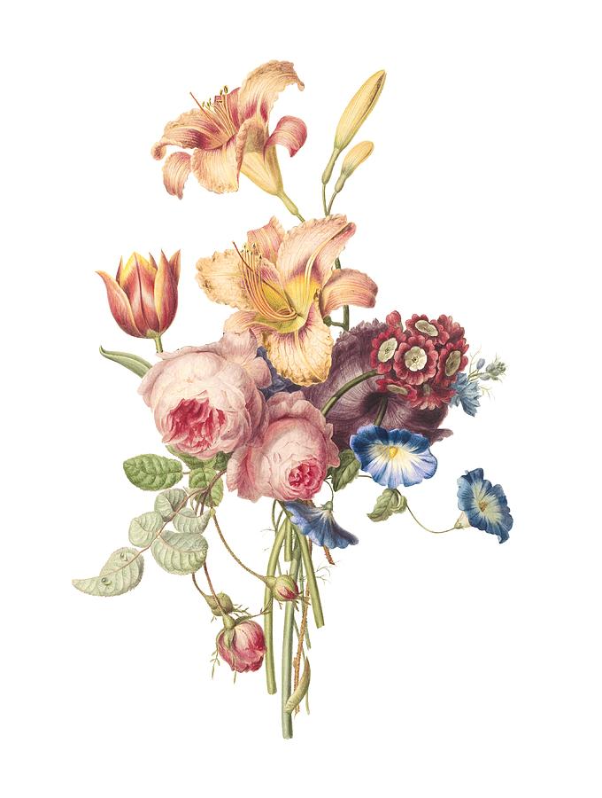 Bunch Of Flowers Digital Art by Roy Pedersen