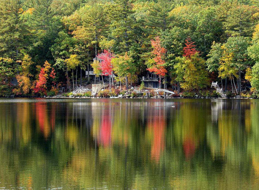 Bunganut Lake Maine Foliage 16 2016 Photograph by Lynne Miller - Fine ...