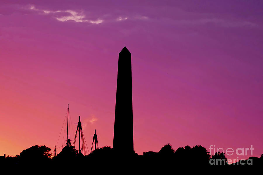 Bunker Hill Silhouette Photograph by Beth Myer Photography