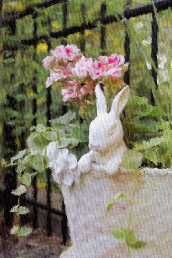 Bunny Basket Photograph by Diane Lindon Coy