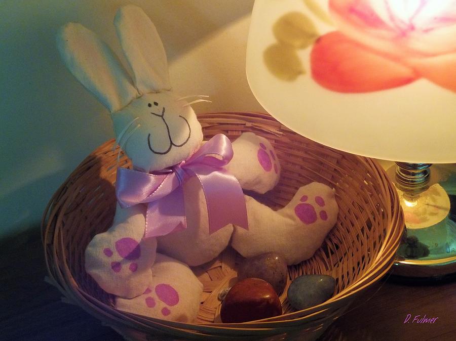 Bunny In A Basket Photograph by Denise F Fulmer