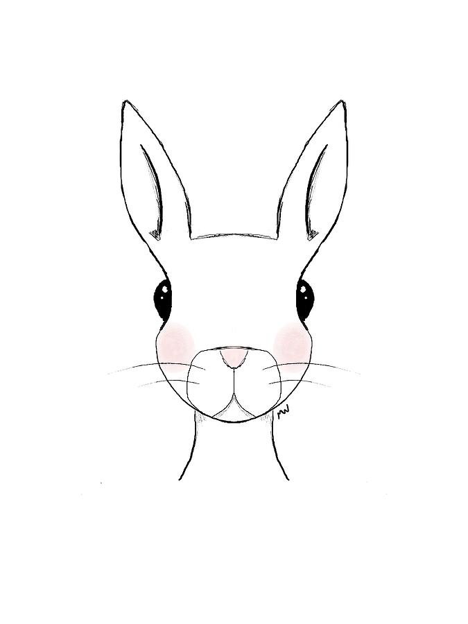 Bunny Digital Art by Maddie W Fine Art America