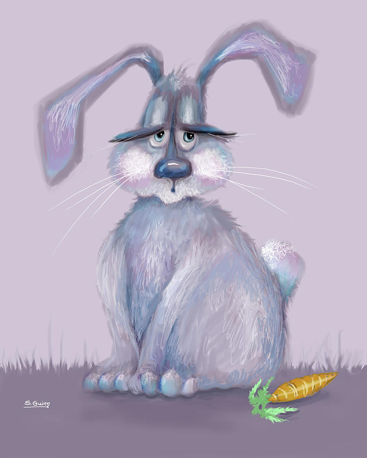 Bunny Digital Art by Shane Guinn Fine Art America