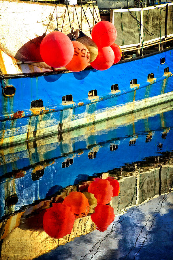 Buoy Reflection Photograph by Diana Powell