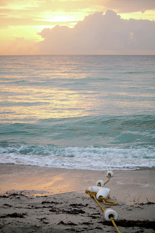 Buoy String on South Beach Miami Photograph by Art Block Collections