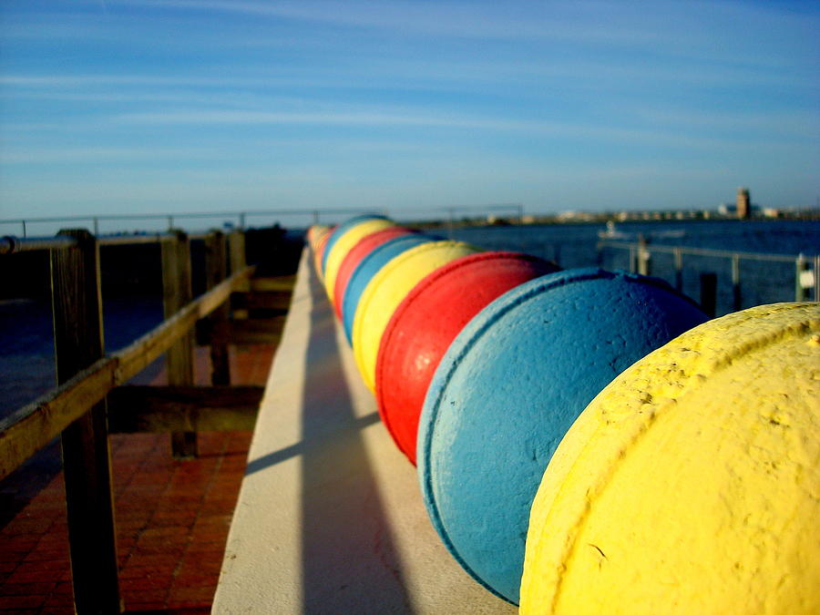 Buoys In Line Photograph by Julie Pappas