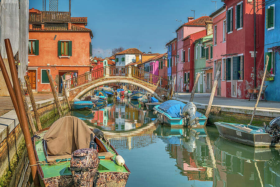 Burano Canal Reflections_DSC5192_03042017 Photograph by Greg Kluempers