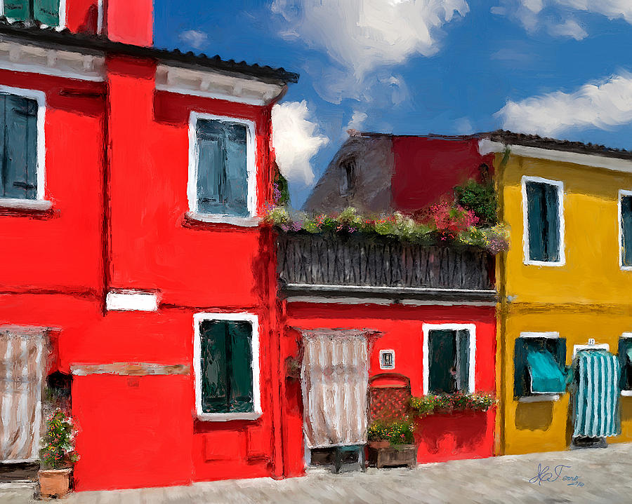 Burano Color Houses. Photograph by Juan Carlos Ferro Duque