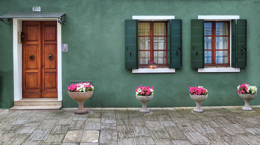 Burano Green Photograph by Dave Mills