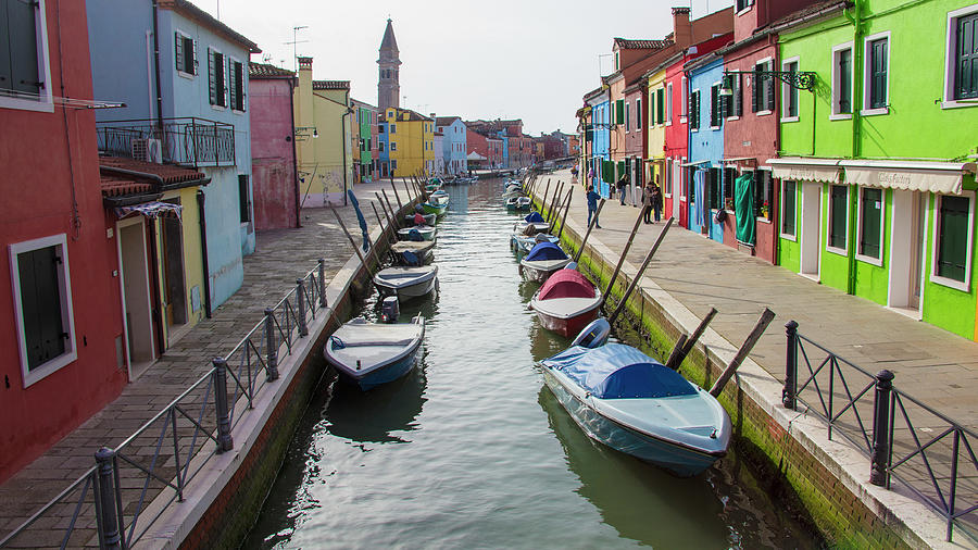 Burano Italy Canal  Photograph by John McGraw
