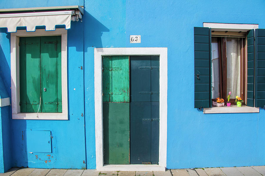 Burano Italy Multi Color House Photograph by John McGraw