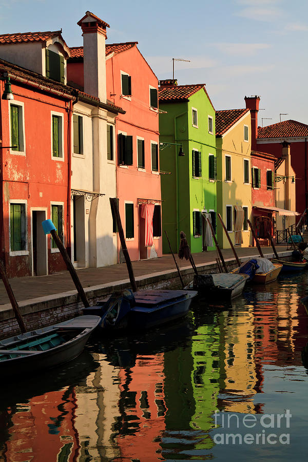 Burano Reflections Photograph by Dennis Hedberg