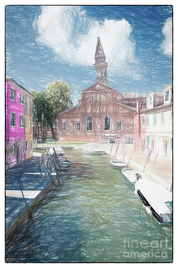 Burano Sketch I Photograph by Jack Torcello