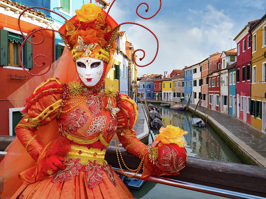 Burano Venice Carnival Photograph by Dan Leffel - Fine Art America