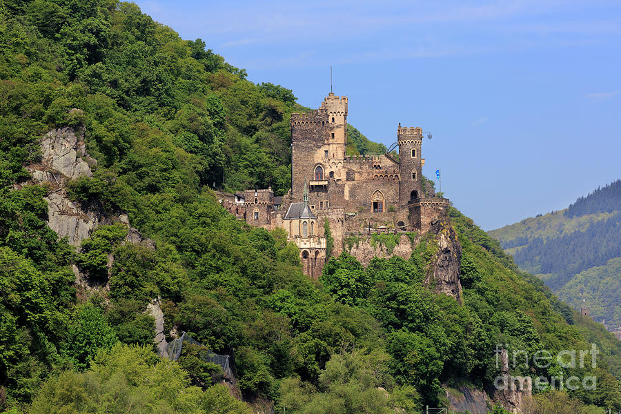 Burg Rheinstein on the Rhine Gorge Germany Photograph by Louise Heusinkveld