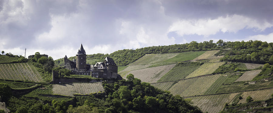 Burg Stahleck Panoramic View Photograph by Teresa Mucha