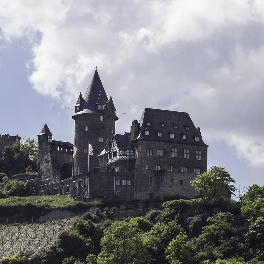 Burg Stahleck Squared Photograph by Teresa Mucha - Fine Art America