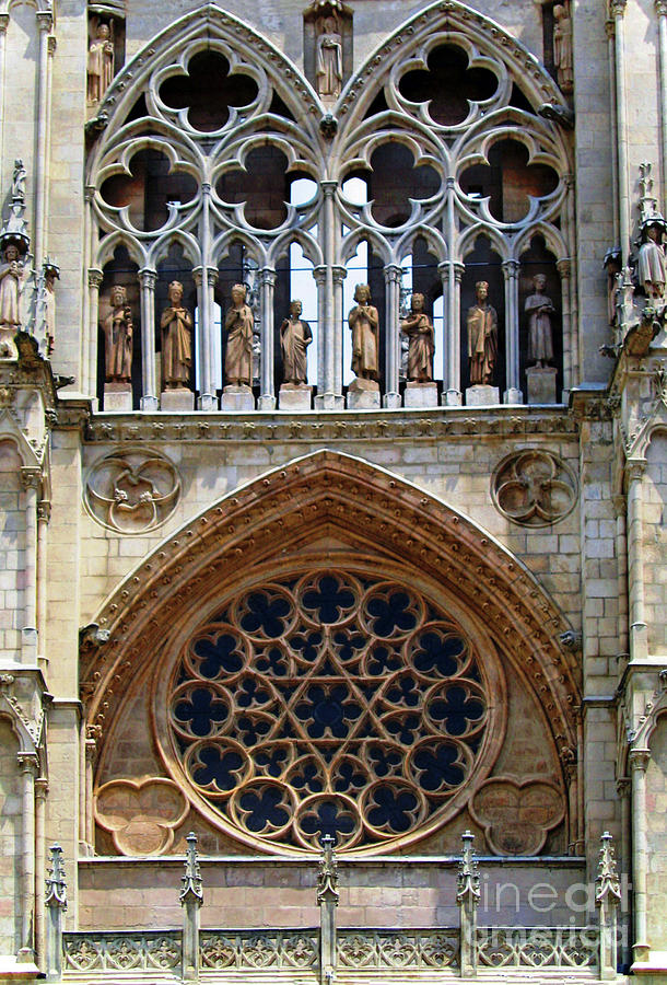 Burgos Cathedral Puerta del Perdon Photograph by Nieves Nitta