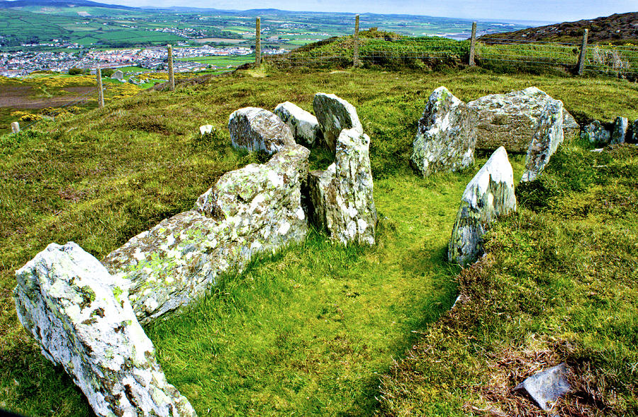 Isle Of Man Photograph - Burial cyst 16 by Peter Jenkins
