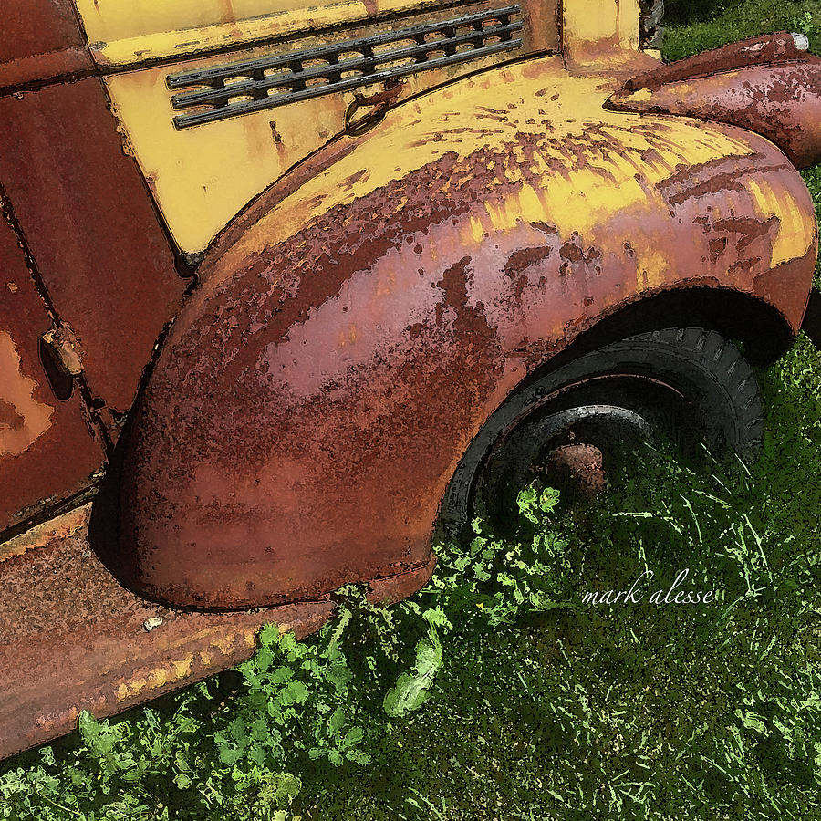 Buried In Rust Photograph by Mark Alesse