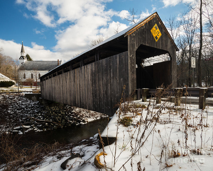 Burkeville Legacy - New England Covered Bridge Photograph by JG Coleman