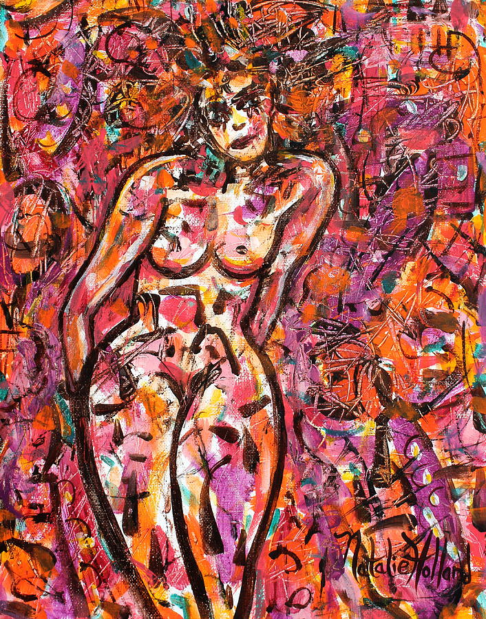 Burlesque Painting by Natalie Holland