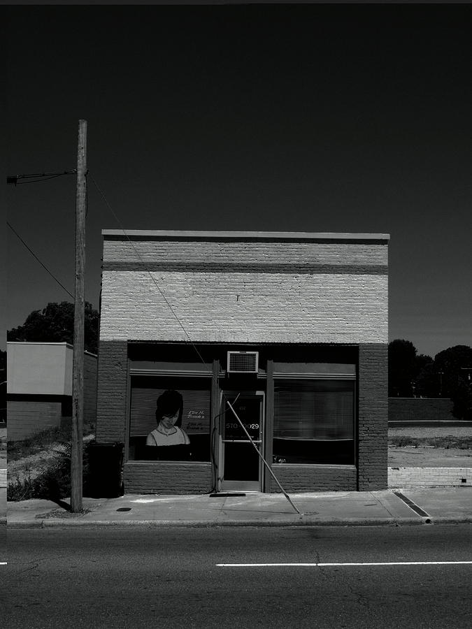 Burlington, NC - Small Town Business BW 2009 Photograph by Frank Romeo