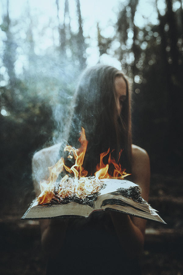 Fantasy Photograph - Burn by TJ Drysdale