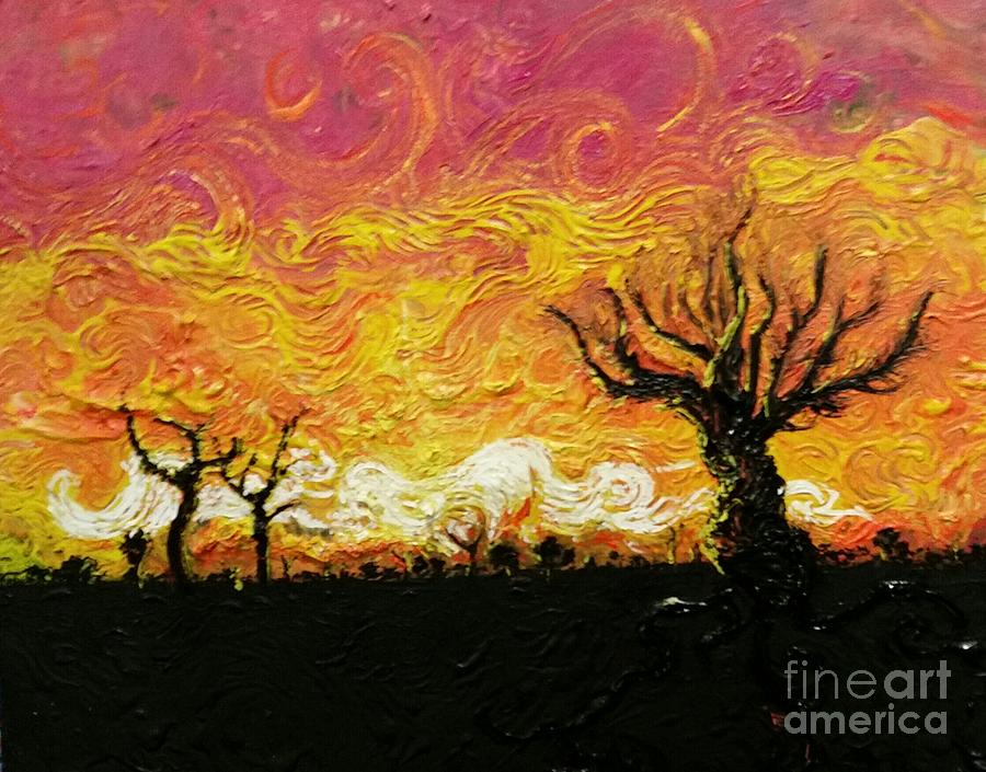 Burned By Desire  Painting by Stefan Duncan