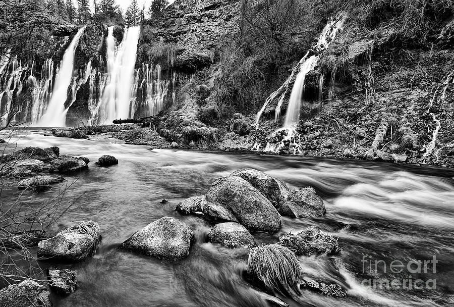Waterfall Photograph - Burney Falls Flow by Jamie Pham