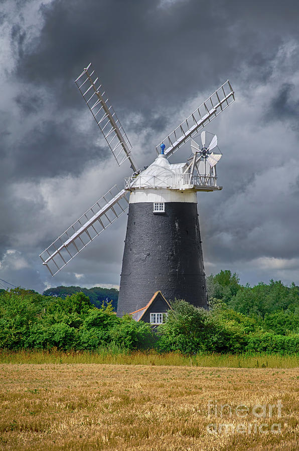 Architecture Photograph - Burnham Overy Mill by Steev Stamford