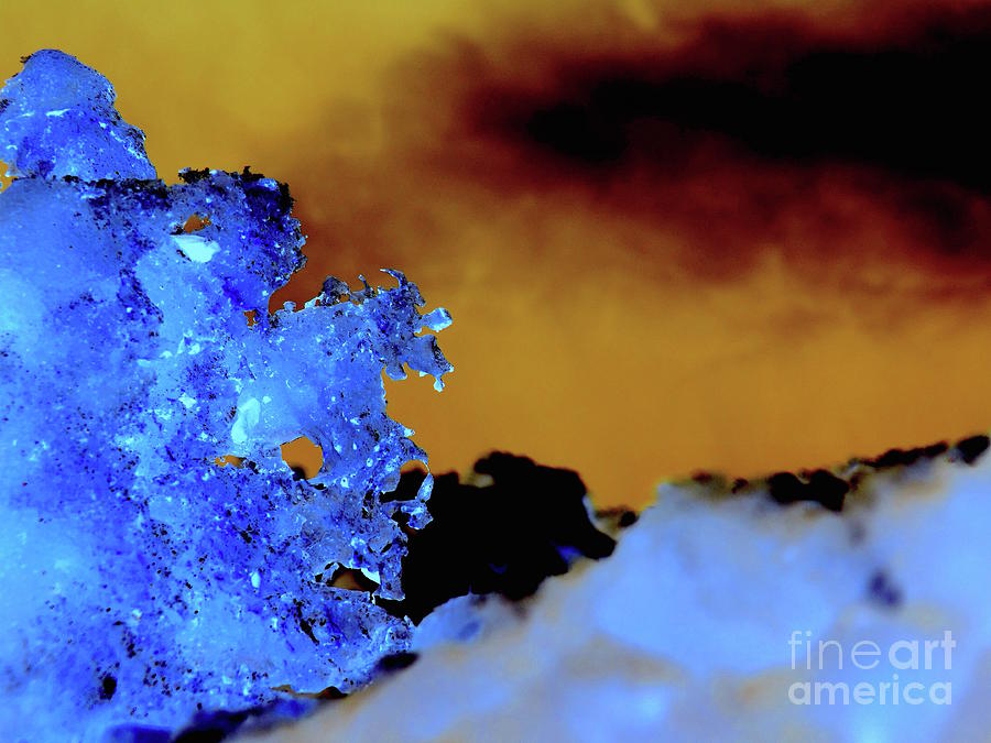 Burning Crystals Abstract 002 Photograph by Jor Cop Images